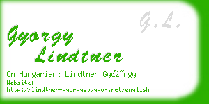 gyorgy lindtner business card